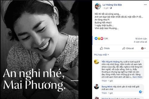 'Xin đừng chia sẻ hình ảnh, clip lúc cuối đời, hãy để Mai Phương yên nghỉ'