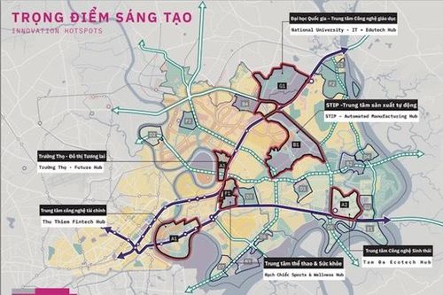 TP Hồ Chí Minh: Xin nhập 3 quận để hình thành thành phố sáng tạo phía Đông