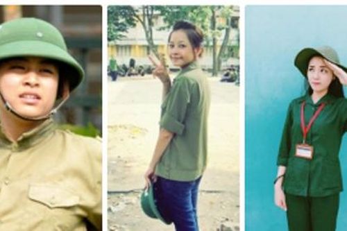 'Bóc mẽ' nhan sắc thật của các mỹ nhân Việt khi học quân sự