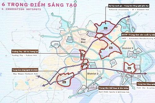 Tp. Hồ Chí Minh xin ý kiến về quy hoạch khu đô thị sáng tạo phía Đông