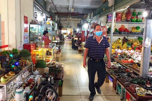 Các chợ địa bàn thành phố Lào Cai nâng phòng, chống dịch lên cấp độ mới
