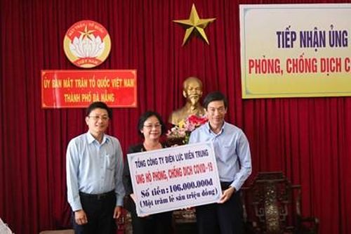 Tổng công ty Điện lực miền Trung ủng hộ hơn 2 tỷ đồng phòng, chống dịch Covid-19