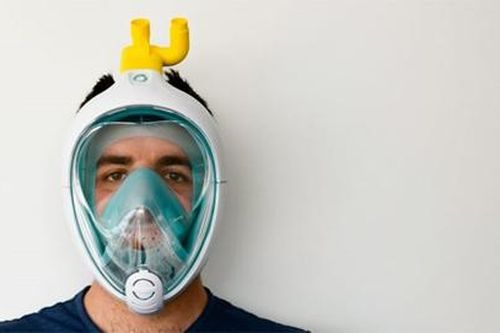 Biến mặt nạ lặn thành thiết bị trợ thở cho bệnh nhân COVID-19