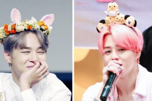 Trông Jimin BTS thật 'cute' khi đeo những chiếc bờm ngộ nghĩnh do fan làm tặng