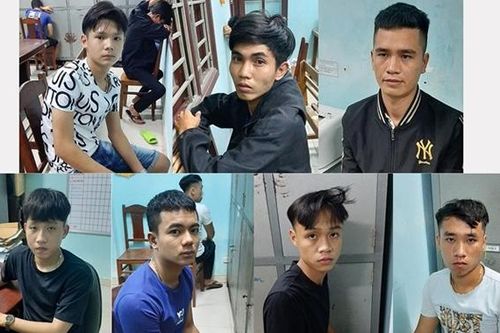Tạm giữ hình sự 7 đối tượng để điều tra về hành vi gây rối trật tự công cộng