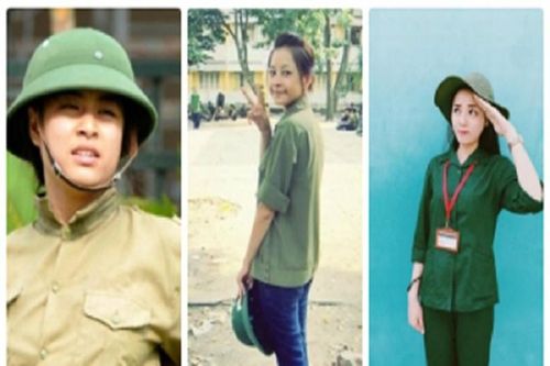 'Bóc mẽ' nhan sắc thật của các mỹ nhân Việt khi học quân sự