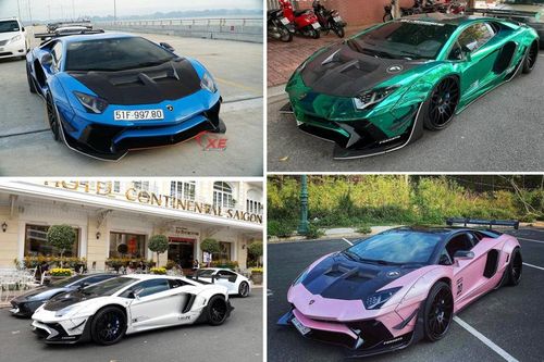 Ngắm siêu xe Lamborghini Aventador LP700-4 đắt nhất Việt Nam 4 lần đổi màu
