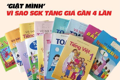 'Giật mình' vì sao SGK lớp 1 tăng giá gần 4 lần