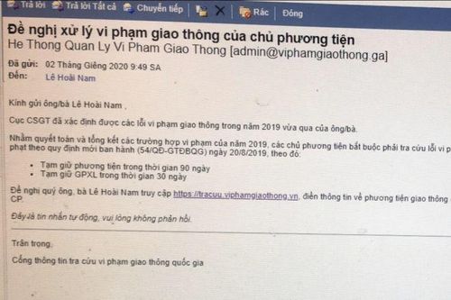 Điều tra đối tượng lừa đảo xử lý vi phạm giao thông