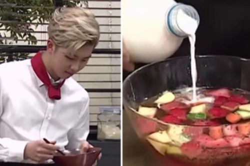 Không ngờ 'thánh vụng' RM BTS lại có thể gây 'choáng' với món tráng miệng đầy sáng tạo
