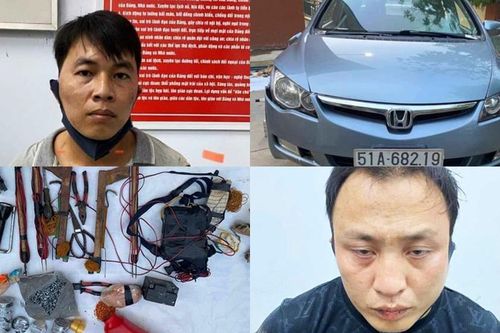 2 thanh niên lái ô tô thủ theo 6 súng điện để... trộm chó