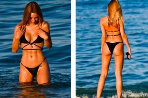 Mỹ nhân áo tắm Kimberley Garner đẹp như mộng trên biển