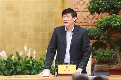 Thứ trưởng Bộ Y tế Nguyễn Thanh Long họp trực tuyến với Bộ trưởng Bộ Y tế Lào
