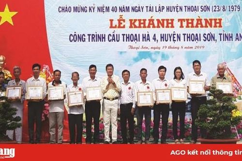 Xã hội hóa cầu nông thôn ở Thoại Sơn