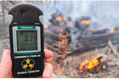 Nồng độ phóng xạ gần Chernobyl tăng vọt do cháy rừng
