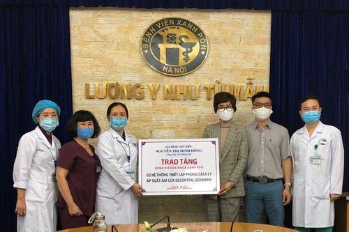 Bệnh viện Xanh Pôn có thêm hai phòng cách ly áp lực âm