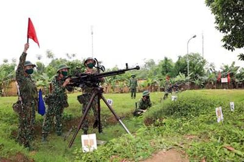 Tổ chức huấn luyện với hình thức phù hợp để phòng, chống dịch Covid-19