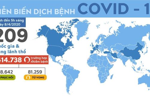 Hơn 81.000 người chết do COVID -19 toàn cầu