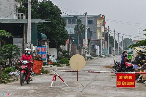 Cận cảnh thôn Hạ Lôi, Mê Linh ngày đầu cách ly