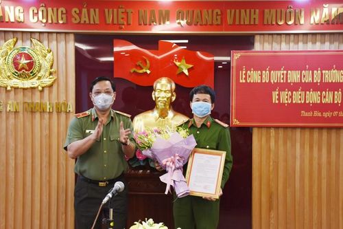 Đại tá Nguyễn Quang Huy giữ chức phó giám đốc Công an tỉnh Thanh Hóa