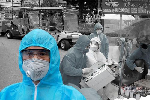 'Người vận chuyển' thầm lặng trong khu cách ly Bạch Mai