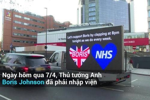 Người dân Anh cùng chúc Thủ tướng Boris Johnson sớm lành bệnh