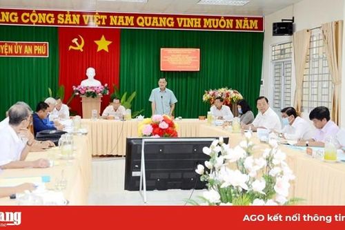 An Phú tập trung công tác chuẩn bị Đại hội Đảng các cấp