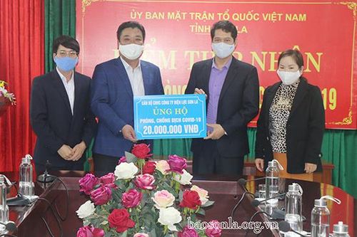 Công ty Điện lực Sơn La: Ủng hộ 20 triệu đồng cho Quỹ phòng chống COVID-19