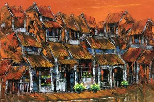 Hồn phố đọng trong tranh của Nguyễn Minh Sơn