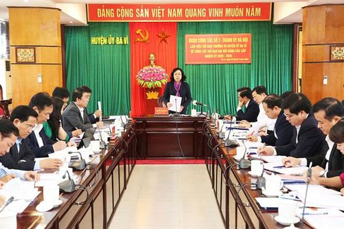 Hà Nội: 95,95% chi bộ đã tổ chức thành công Đại hội