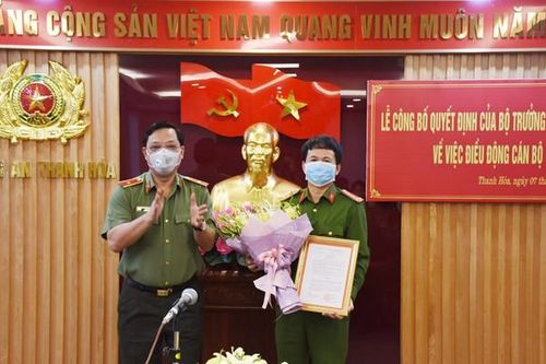 Điều động Phó Giám đốc Công an tỉnh Nam Định làm Phó Giám đốc Công an tỉnh Thanh Hóa