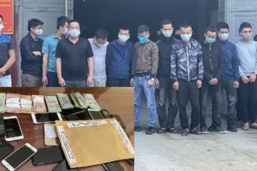 20 con bạc tổ chức xóc đĩa tại nhà, thu giữ số tiền 800 triệu đồng