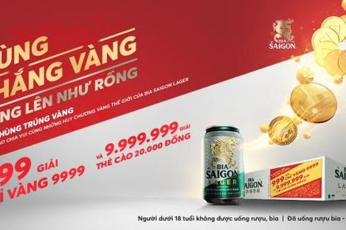Sabeco với chương trình tri ân khách hàng 'cùng thắng vàng, cùng lên như rồng'