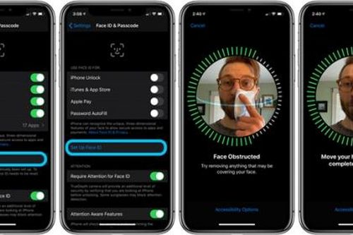 Mẹo cài đặt Face ID giúp đeo khẩu trang mà vẫn mở khóa được iPhone
