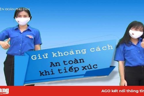 Đoàn viên, thanh niên Phú Tân tích cực tham gia phòng, chống dịch bệnh Covid-19
