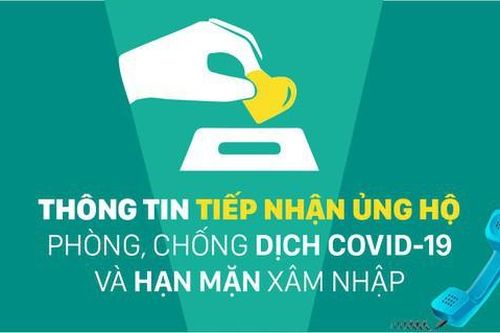 Thông tin tiếp nhận ủng hộ phòng, chống dịch Covid-19 và hạn mặn xâm nhập (ngày 11-4)