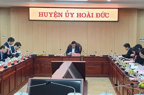 Huyện ủy Hoài Đức cần tập trung chuẩn bị để tổ chức thành công đại hội