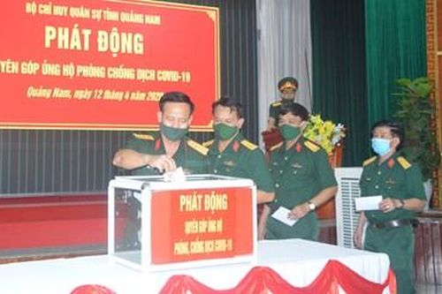 Bộ CHQS tỉnh Quảng Nam rút kinh nghiệm công tác phòng, chống dịch Covid-19
