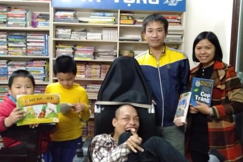 Vượt bệnh tật, sôi nổi với văn hóa đọc cộng đồng