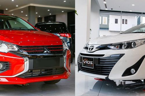 Mitsubishi Attrage CVT và Toyota Vios 1.5E CVT - giá rẻ có đủ hấp dẫn?