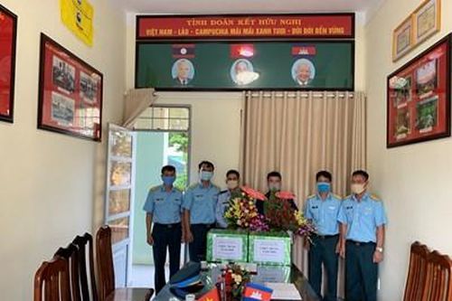 Trường Sĩ quan Không quân tổ chức chúc Tết cổ truyền Chol Chnam Thmay