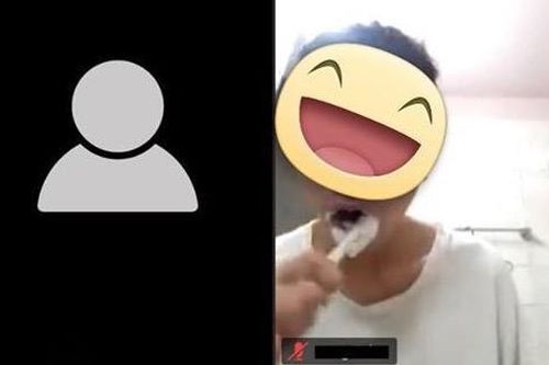 Cười 'xỉu' với nam sinh vừa đánh răng vừa nghe giảng bài trong tiết học online