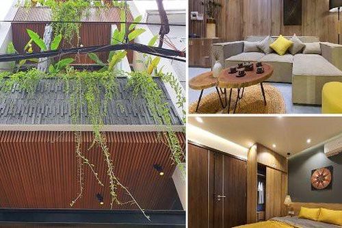 Nhà ống 3 tầng vỏn vẹn 44m2 vẫn ngập tràn sắc xanh