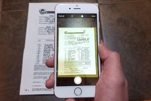 Cách biến smartphone thành máy scan tài liệu khi làm việc tại nhà