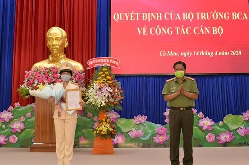 Công an tỉnh Cà Mau có nữ Phó Giám đốc đầu tiên
