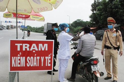 Hà Nội: 30 chốt kiểm soát dịch Covid-19 đang duy trì lực lượng 24/24h