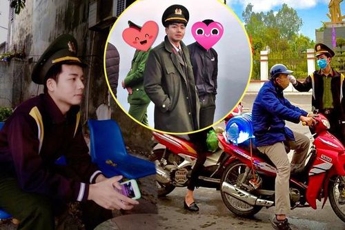Lộ ảnh chụp khi đang làm nhiệm vụ, chàng công an điển trai khiến dân mạng 'truy lùng' info