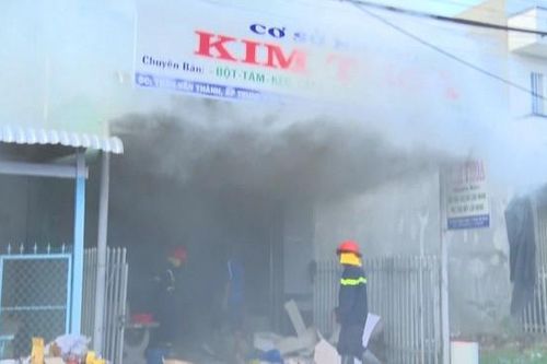 Cháy cơ sở sản xuất nhang, ước thiệt hại gần 150 triệu đồng