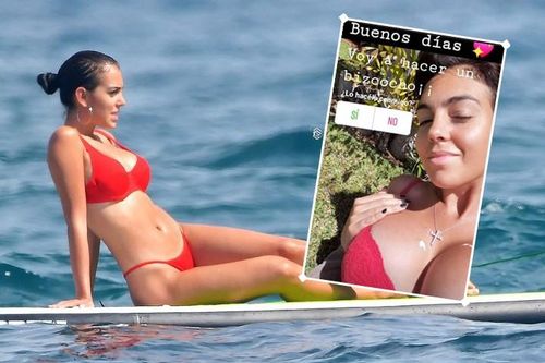 Hôn thê Ronaldo lại 'đốt mắt' fan hâm mộ với ảnh nóng