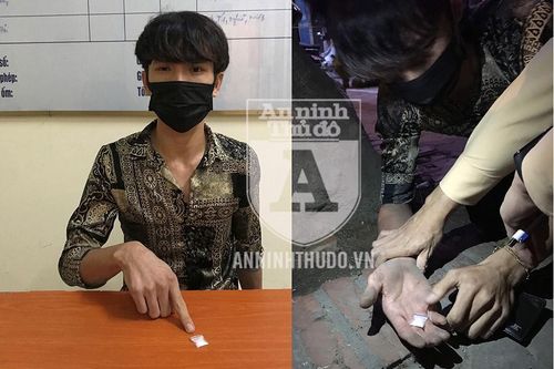 Định phi tang ma túy xuống gốc cây, đối tượng bị cảnh sát khống chế tại chỗ